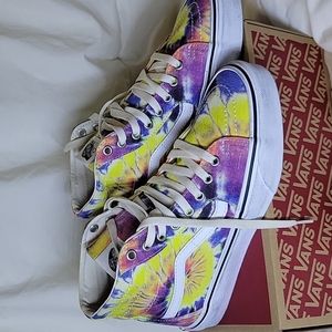 Tie dye vans